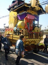 八幡太郎の山車（鳶の半纏）