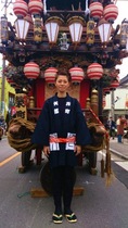 寄居秋祭り　花町の半纏（半纏）