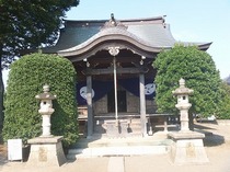 川越市池辺の熊野神社の奉納幕（幕）