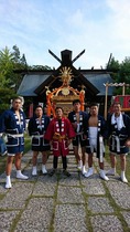 足立区島根の鷲神社（詠廣建設の半纏）