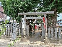 出世稲荷神社（幟）川越市松江町