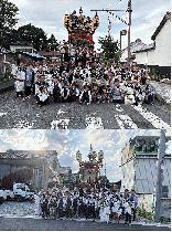 越生町上町夏まつり（絵羽浴衣）